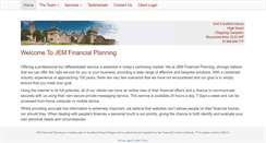Desktop Screenshot of jemfinancial.com